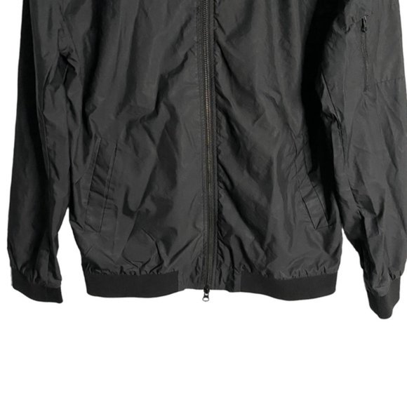 Frank And Oak Men's Black Lightweight Classic Bomber Jacket - Picture 3 of 11